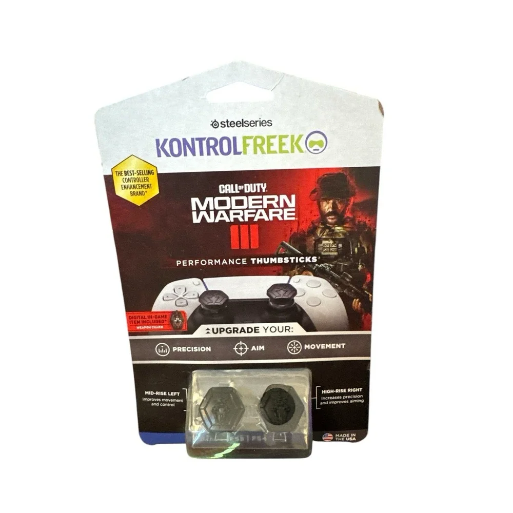 New! Kontrol Freek COD MW3‎ PS4/PS5 - Mid Left, High Right, Black
